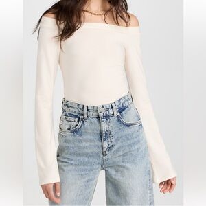 Reformation - Radley knit top - XS - Cream